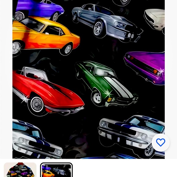 Hawaiian Muscle Car Shirt-Multi Color - Picture 2 of 2